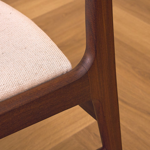 Danish dining chairs in walnut