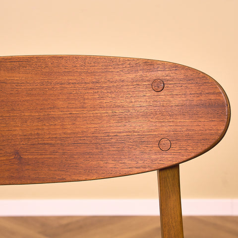 Swedish dining chairs in oak & teak by IKEA, model 'Boel'