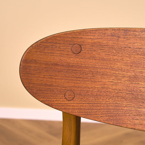 Swedish dining chairs in oak & teak by IKEA, model 'Boel'