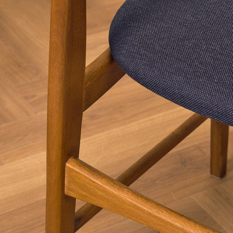 Swedish dining chairs in oak & teak by IKEA, model 'Boel'