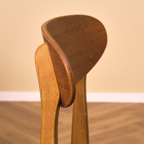 Swedish dining chairs in oak & teak by IKEA, model 'Boel'