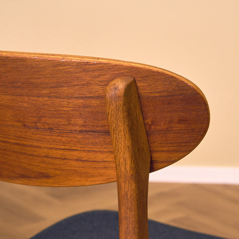 Swedish dining chairs in oak & teak by IKEA, model 'Boel'