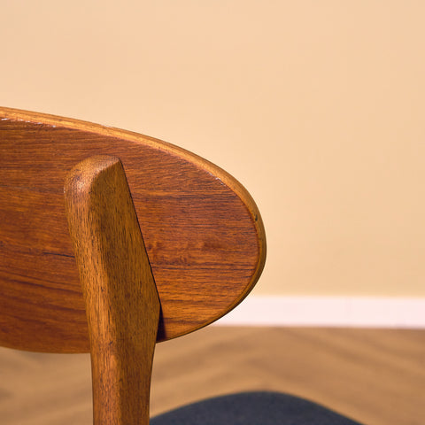 Swedish dining chairs in oak & teak by IKEA, model 'Boel'