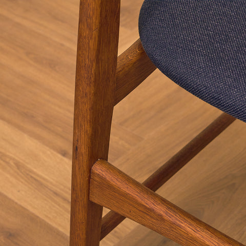 Swedish dining chairs in oak & teak by IKEA, model 'Boel'
