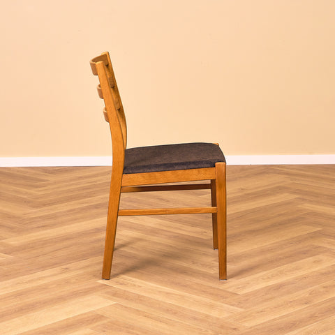 Swedish dining chairs in beech by NC Möbelfabrik