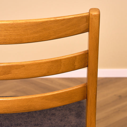 Swedish dining chairs in beech by NC Möbelfabrik