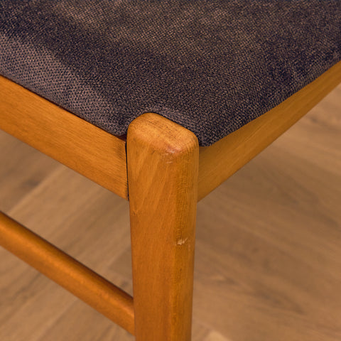 Swedish dining chairs in beech by NC Möbelfabrik