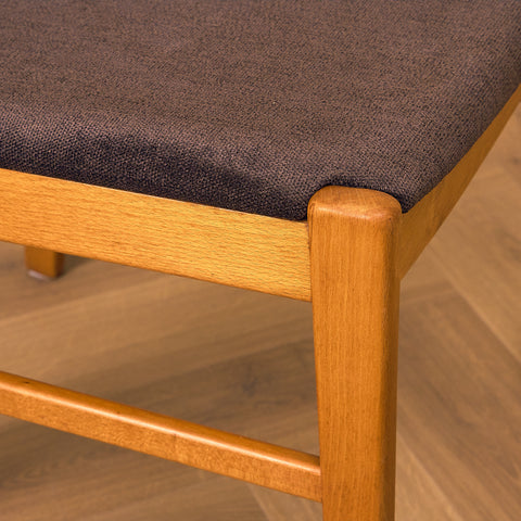 Swedish dining chairs in beech by NC Möbelfabrik