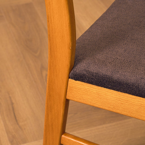 Swedish dining chairs in beech by NC Möbelfabrik