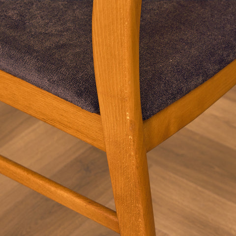 Swedish dining chairs in beech by NC Möbelfabrik