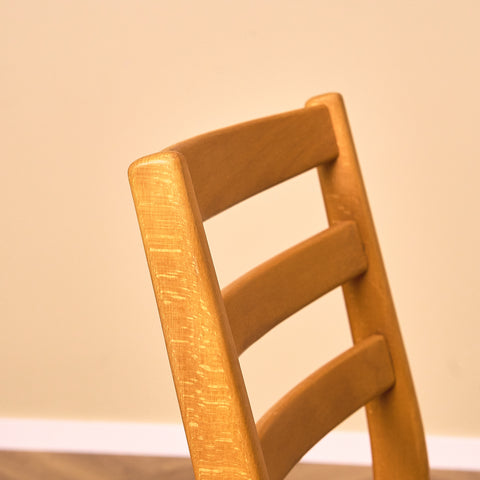 Swedish dining chairs in beech by NC Möbelfabrik