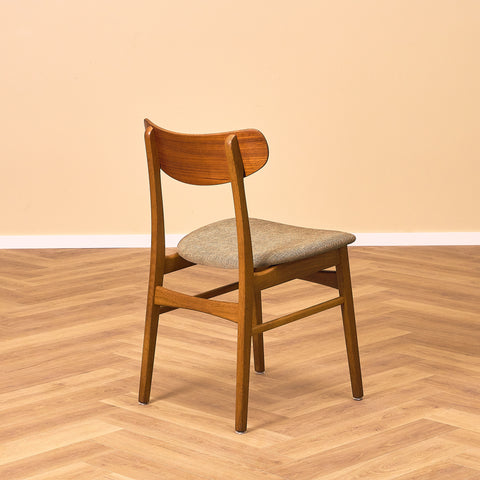 Danish dining chairs in teak & oak by Farstrup
