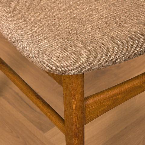 Danish dining chairs in teak & oak by Farstrup