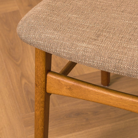 Danish dining chairs in teak & oak by Farstrup