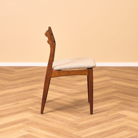 Danish dining chairs in teak by Sven Ellekaer for Christian Linneberg Møbelfabrik