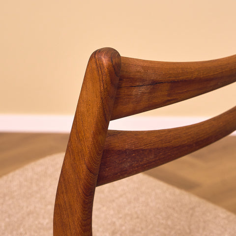 Danish dining chairs in teak by Sven Ellekaer for Christian Linneberg Møbelfabrik