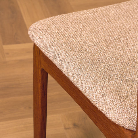 Danish dining chairs in teak by Sven Ellekaer for Christian Linneberg Møbelfabrik