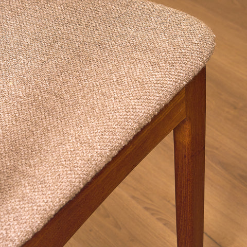 Danish dining chairs in teak by Sven Ellekaer for Christian Linneberg Møbelfabrik