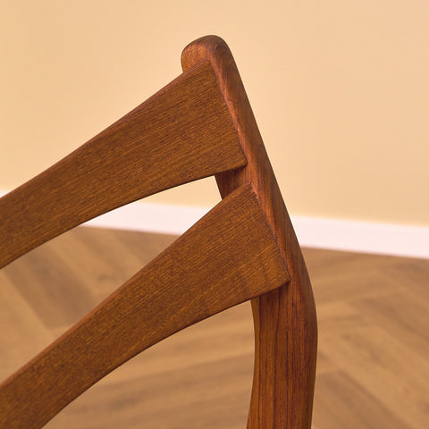 Danish dining chairs in teak by Sven Ellekaer for Christian Linneberg Møbelfabrik