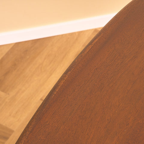 Danskt ovalt matbord i mahogny från Skovby Møbelfabrik