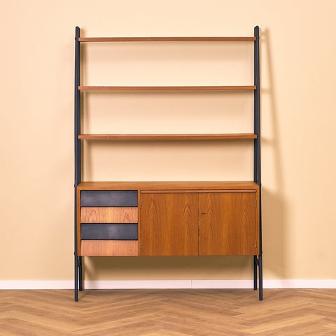 Swedish bookshelf in teak