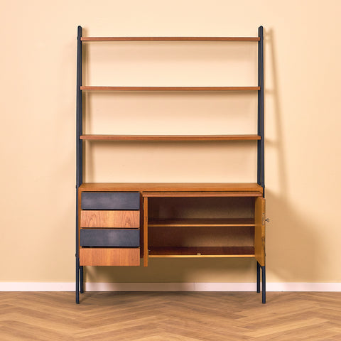 Swedish bookshelf in teak