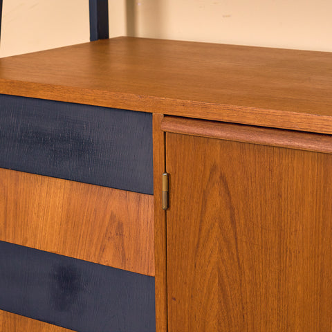 Swedish bookshelf in teak