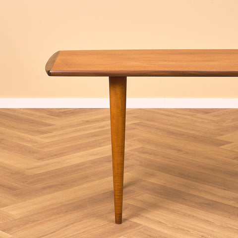 Swedish coffee table in teak and beech