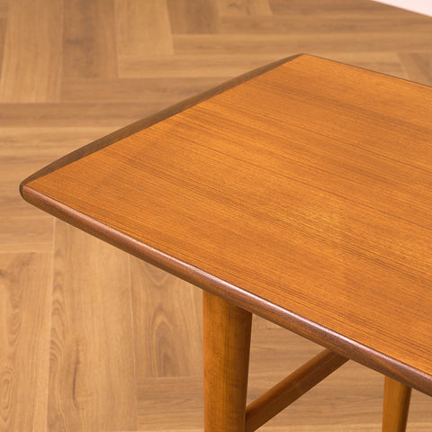 Swedish coffee table in teak and beech