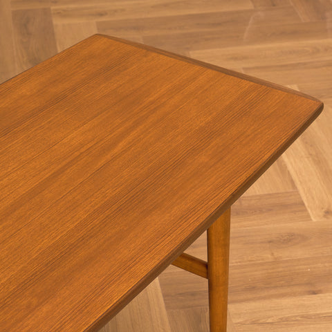 Swedish coffee table in teak and beech