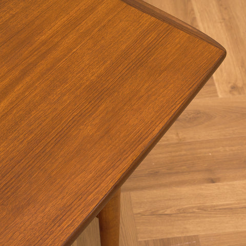 Swedish coffee table in teak and beech