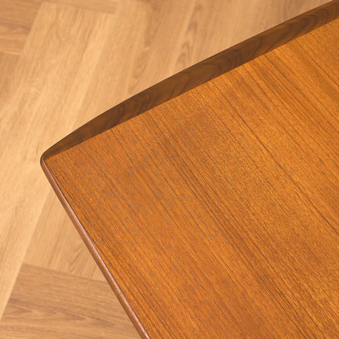 Swedish coffee table in teak and beech