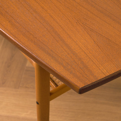 Swedish coffee table in teak and beech