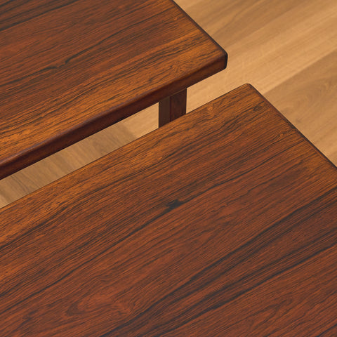 Swedish side tables in Santos rosewood