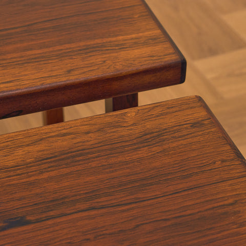 Swedish side tables in Santos rosewood