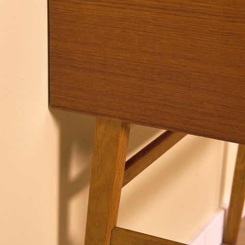 Swedish small chest of drawers in teak and oak