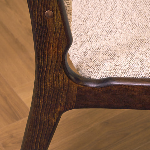 Danish dining chairs in stained oak and beech by Erik Buch for Anderstrup Møbelfabrik, model 89 (Copy)