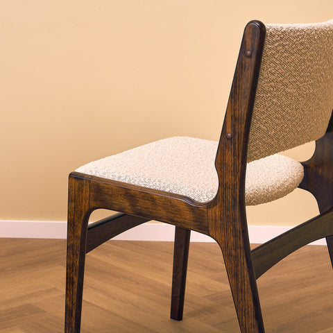 Danish dining chairs in stained oak and beech by Erik Buch for Anderstrup Møbelfabrik, model 89 (Copy)