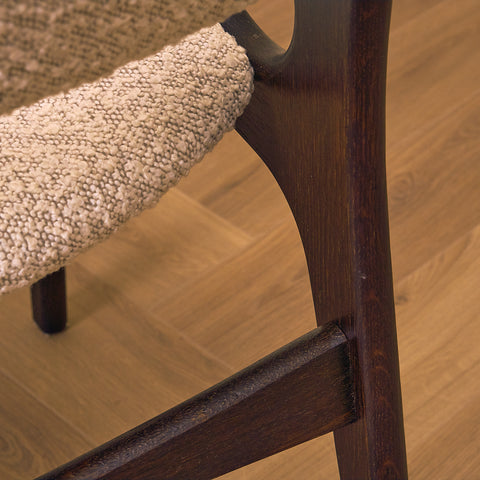 Danish dining chairs in stained oak and beech by Erik Buch for Anderstrup Møbelfabrik, model 89 (Copy)