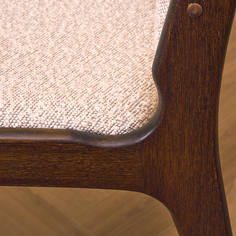 Danish dining chairs in stained oak and beech by Erik Buch for Anderstrup Møbelfabrik, model 89 (Copy)