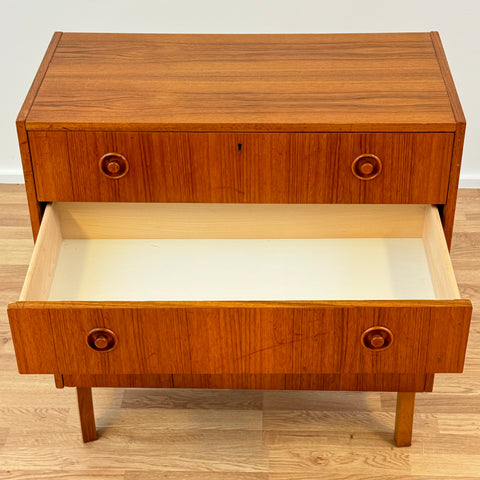 Chest of drawers, in teak