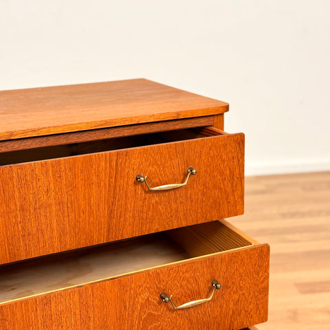 Chest of drawers in teak, 1950s-60s, Denmark