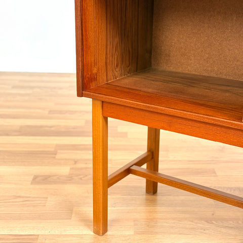 Side table in teak & beech, 1950s-60s, Sweden