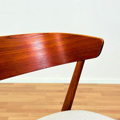 Danish dining chairs in teak & oak, No. 7 by Helge Sibast