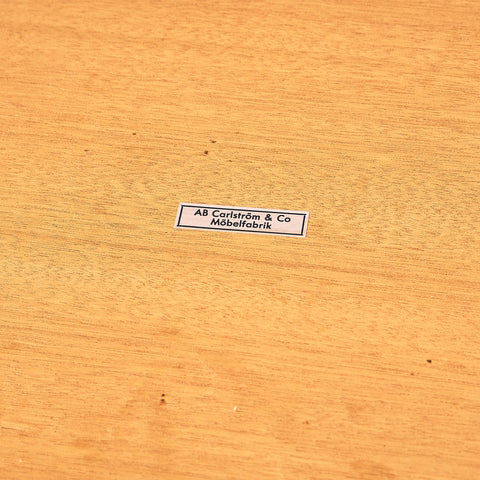 Swedish bedside table in teak by Carlström & Co Möbelfabrik