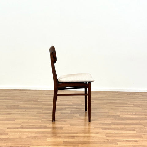 Set of 4 in rosewood and teak, 1950s-60s, Denmark - Beyo Vintage