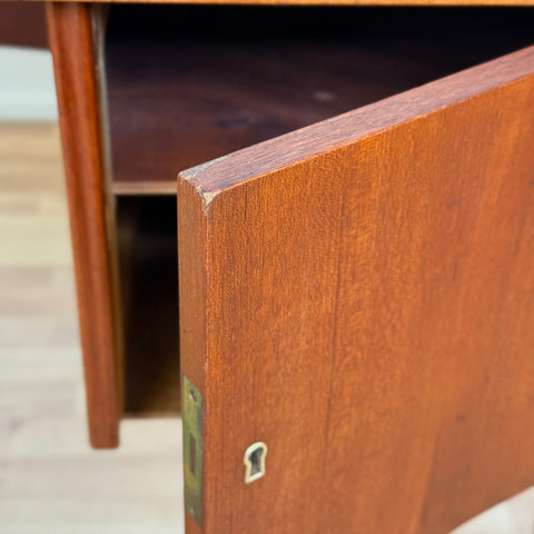 Writing desk in teak, 1950s-60s, Denmark - Beyo Vintage