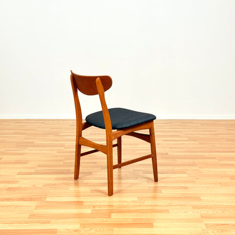Danish dining chairs in teak & beech by Farstrup
