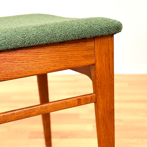 Swedish set of 6 dining chairs "Ole" in teak & oak by IKEA