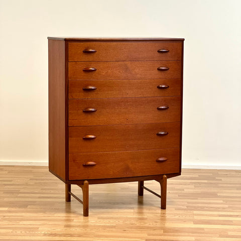 Chest of drawers in teak, Denmark